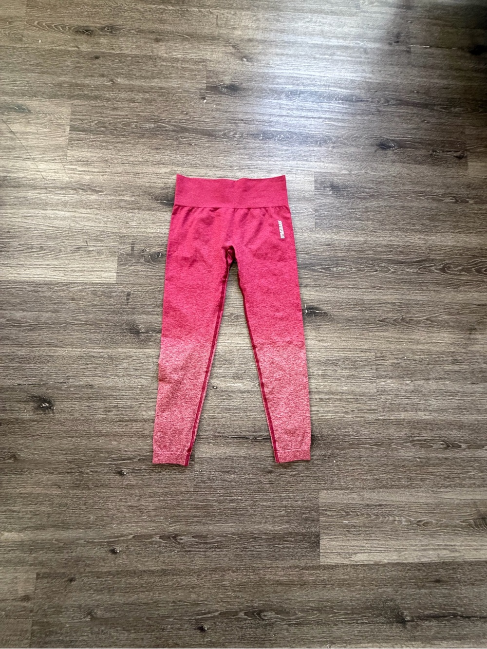 Gymshark Pink Ombre Kids Leggings